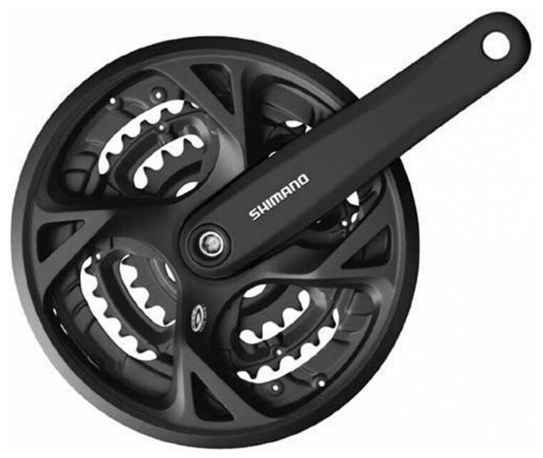 Система SHIMANO ALTUS M371, 170 мм, кв, 44/32/22, с болтами, защитой