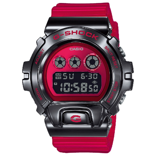 Наручные часы CASIO G-Shock GM-6900B-4, красный, серый