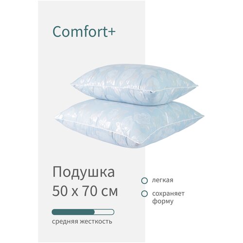 Подушка MANARI COMFORT+ пухоперьевая с кантом 50х70