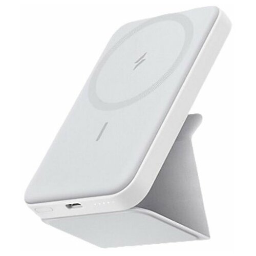 Внешний аккумулятор с магнитной беспроводной зарядкой Anker MAGGO 622 5000 мАч белый 5238₽