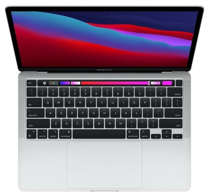 Ноутбук Apple MacBook Pro 13 2020 8- Core M1 8 ГБ 256 Гб SSD серебристый MYDA2LLA