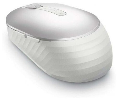 Мышь беспроводная Dell MS7421W светло-серый оптическая 4000dpi беспроводная BT Radio 7but