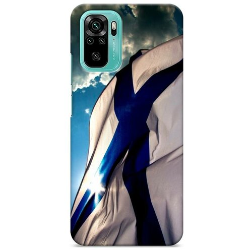 фото Пластиковый чехол "вмф развевающйся флаг" на xiaomi redmi note 10 / сяоми редми нот 10 case place