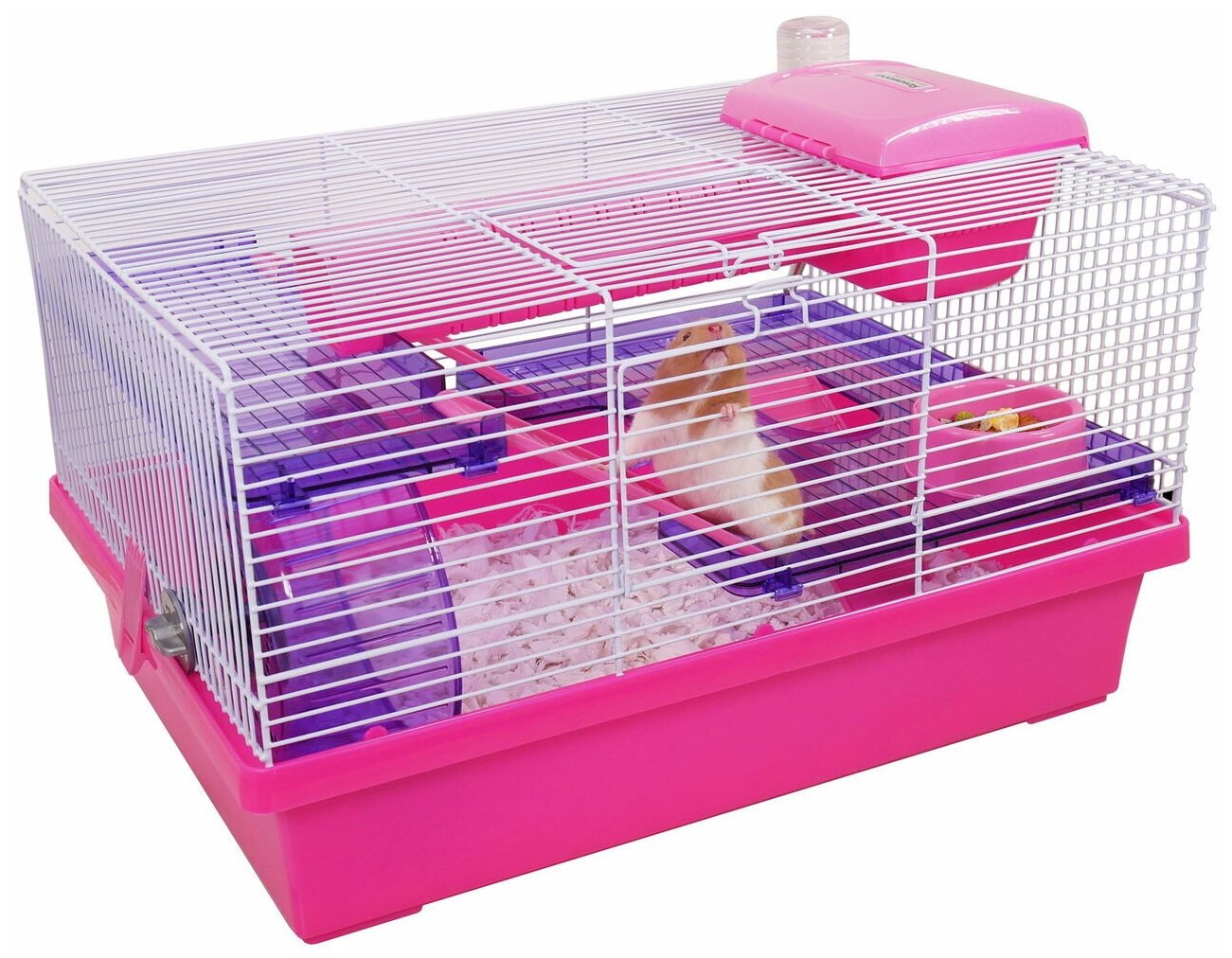 Rosewood Клетка для мелких грызунов " Пико", розово-фиолетовая, 50х36х29см (Великобритания) - фото №1