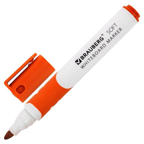 Маркер Brauberg Soft 5mm Orange 152108 маркер brauberg soft 5mm orange 152108