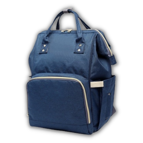 Сумка рюкзак для мамы. Рюкзак для мамы. Сумка для хранения вещей малыша. Темно-синяя.