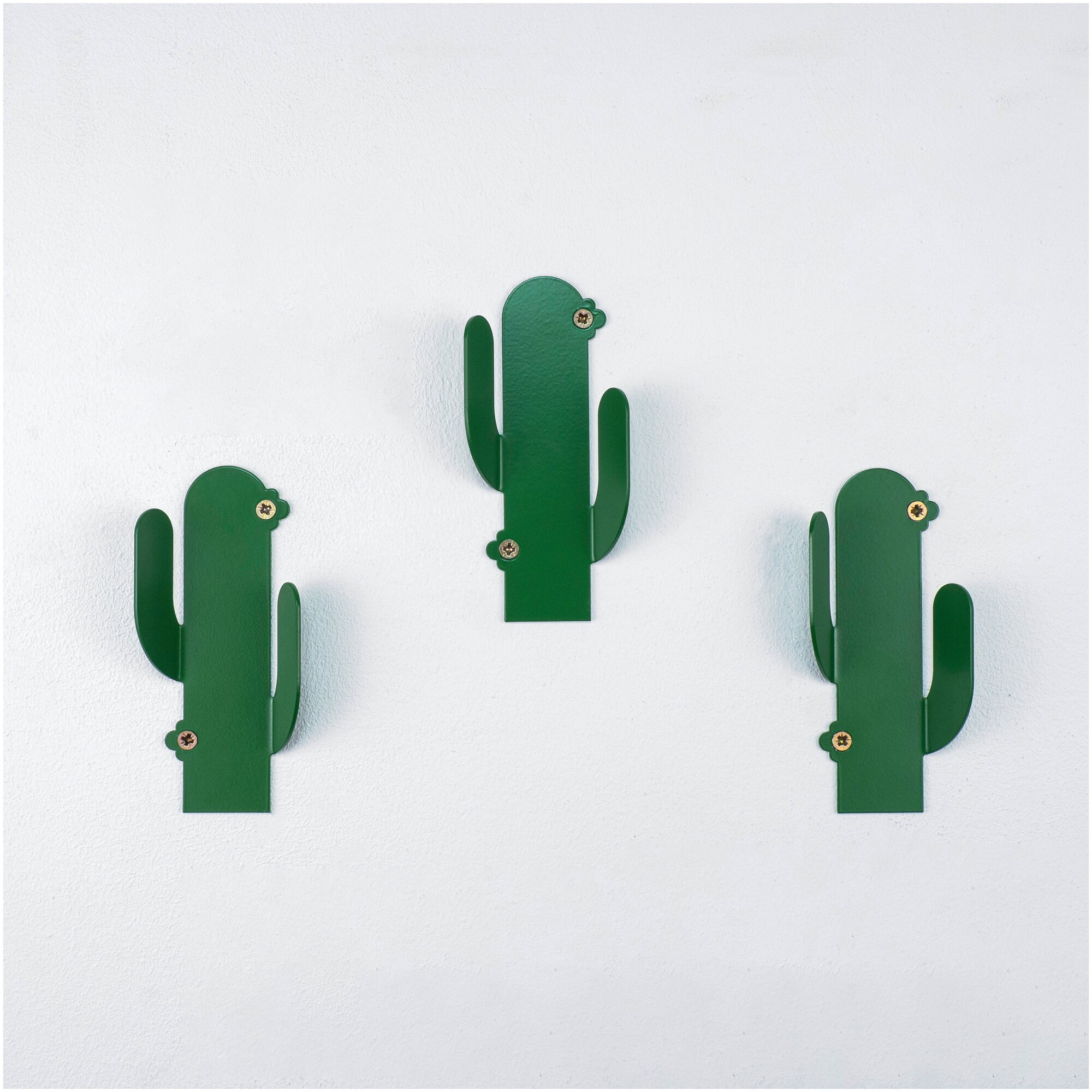 Комплект крючков Cactus зеленый - фотография № 2
