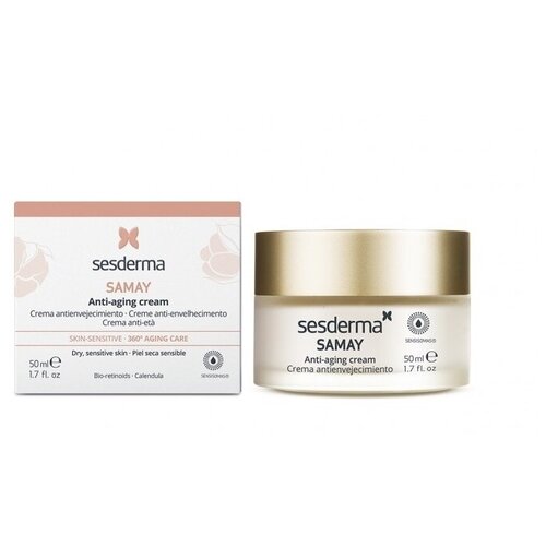 Sesderma SAMAY Anti-Aging Cream - Крем антивозрастной для чувствительной кожи, 50 мл