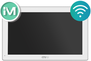 CTV-iM Cloud 10 Монитор видеодомофона для квартиры и дома с Wi-Fi (Белый)
