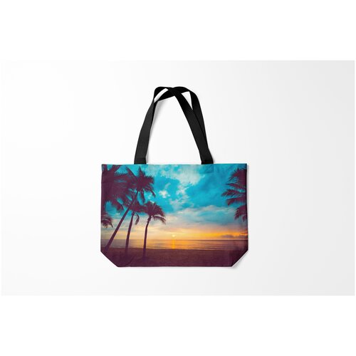 фото Сумка-шоппер / 46х35 см / популярные иллюстрации / природа пейзаж burnettie