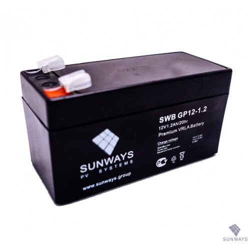 Аккумуляторная батарея SUNWAYS GP 12-1,2 аккумуляторная батарея sunways gp 12 100