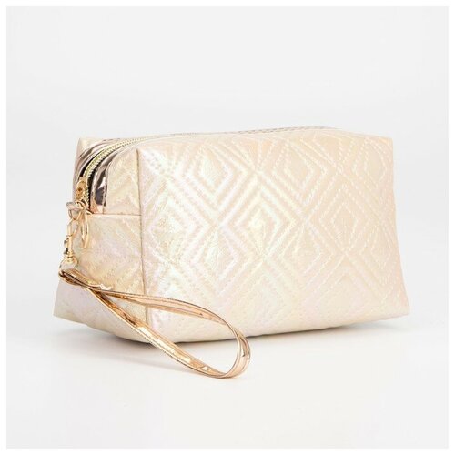 фото Косметичка на молнии, цвет бежевый нет бренда