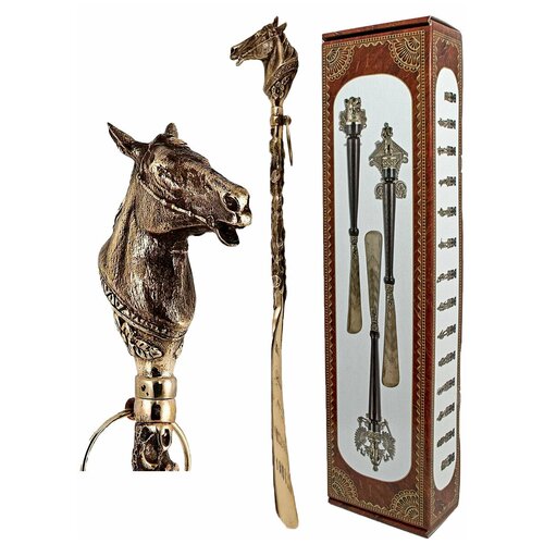 Ложка для обуви Лошадь бронза 8190₽