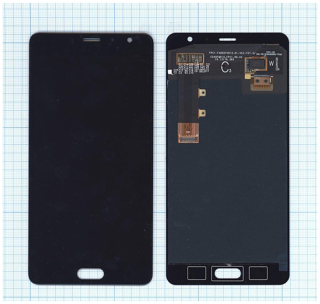 Дисплей (экран) в сборе с тачскрином для Xiaomi Redmi Pro черный / 1920x1080 (Full HD)