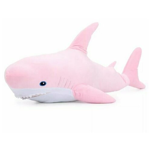 Мягкая игрушка Акула розовая 100 см | Мягкая игрушка акула | Акула розовая