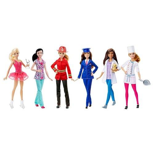 Маттел Barbie куклы из серии профессии в ассортименте DHB18 кукла mattel barbie из серии кем быть dvf50 fxn99 шеф повар