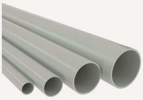 Изображение товара Труба гладкая ПВХ жесткая легкая d32мм атмосф. сер. (дл.3м) DKC 63932UF