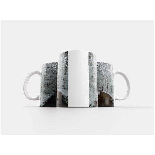 фото Кружка "мороз, лес, зимний пейзаж" 320 мл lotsprints