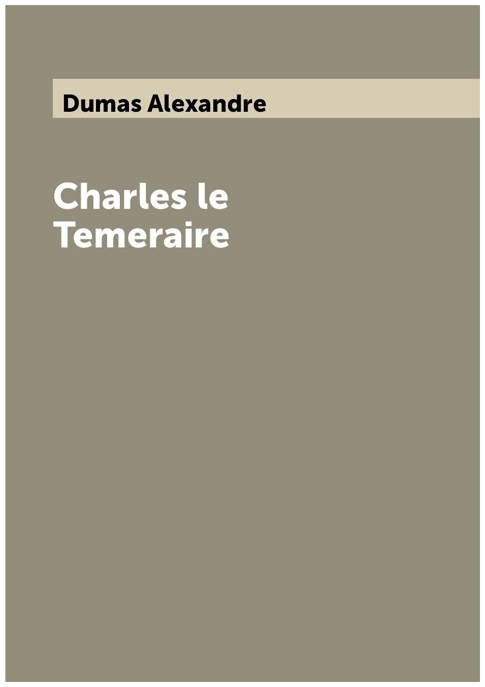 Charles le Temeraire