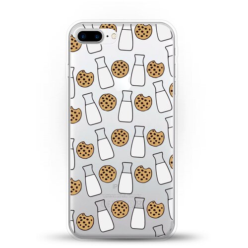 фото Силиконовый чехол печеньки и молоко на apple iphone 7 plus andy & paul