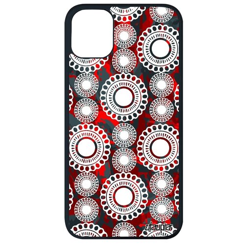 фото Красивый чехол на смартфон // apple iphone 11 pro max // "кружевной узор" вязь пейсли, utaupia, серый