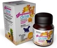 Фармакс Фармавит Актив витамины для кошек совершенство шерсти, 60 таб., 0,030 кг, 25153 (10 шт)