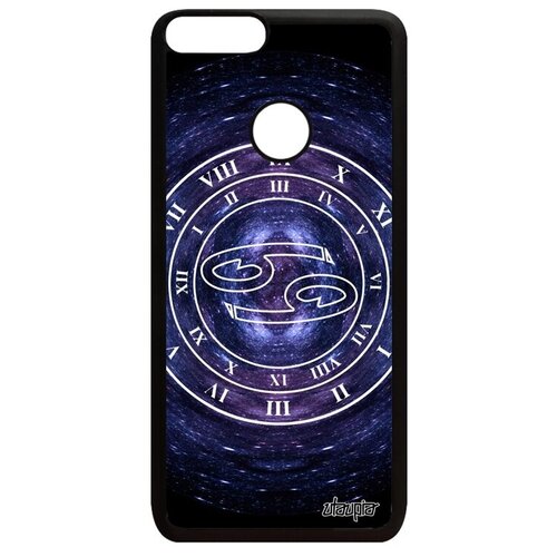 фото Защитный чехол для телефона // huawei p smart 2018 // "зодиак рак" zodiac галактика, utaupia, синий