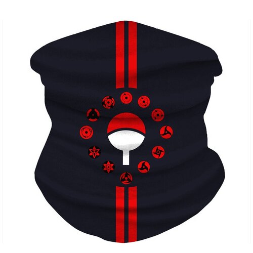 Повязка бафф маска бандана балаклава шарф клан Учиха Uchiha из аниме Наруто Naruto