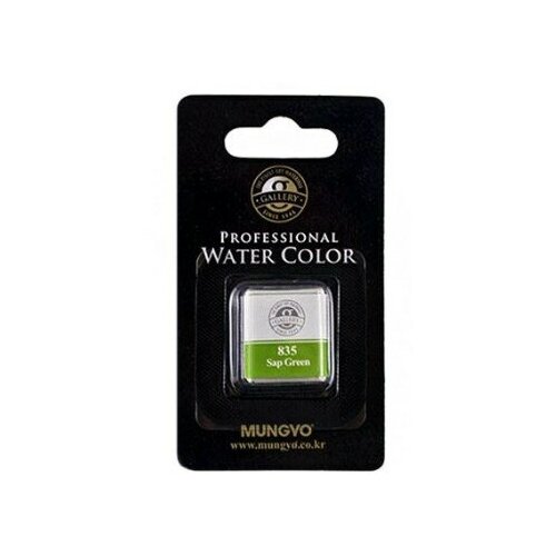 Акварель MUNGYO Акварель профессиональная в малой кювете Mungyo GALLERY, Крушина зеленая