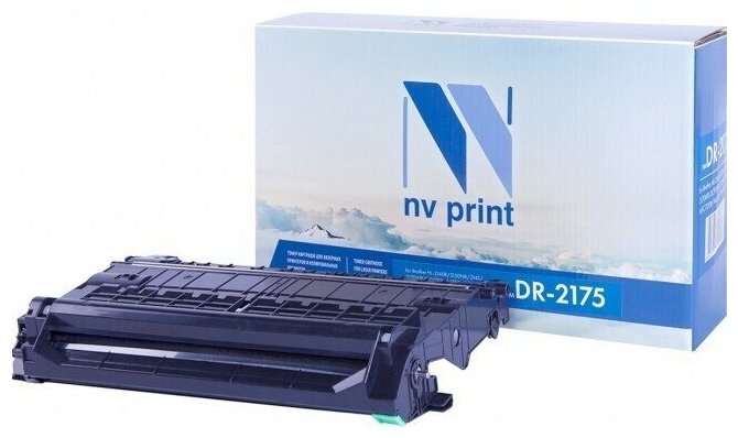 Барабан NV Print DR-2175 для принтеров Brother HL-2140R/ 2142/ 2150NR/ 2170WR/ DCP-7030R/ 7032/ 7040/ 7045NR/ MFC-7320R/ 7440NR/ 7840WR, 12000 страниц