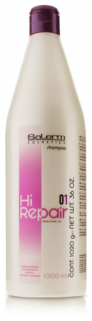 Salerm Восстанавливающий шампунь 1000 мл - Hi Repair shampoo