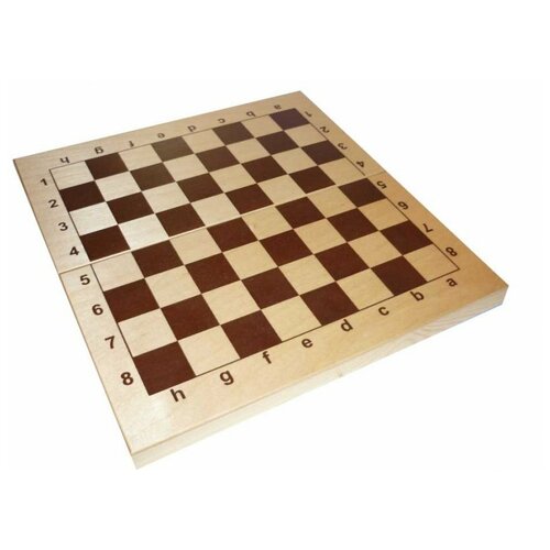 Шахматная доска деревянная Ладья-С / без фигур , 29 х 29 см обиходная