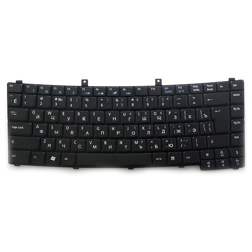 Клавиатура для ноутбука Acer TravelMate 2300 2310 2410 4000 8000 Series Г-образный Enter Черная без рамки PN 904C50700R 1060₽