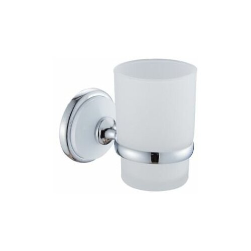 Держатель со стаканом для зубных щёток Ekko E3806 белый