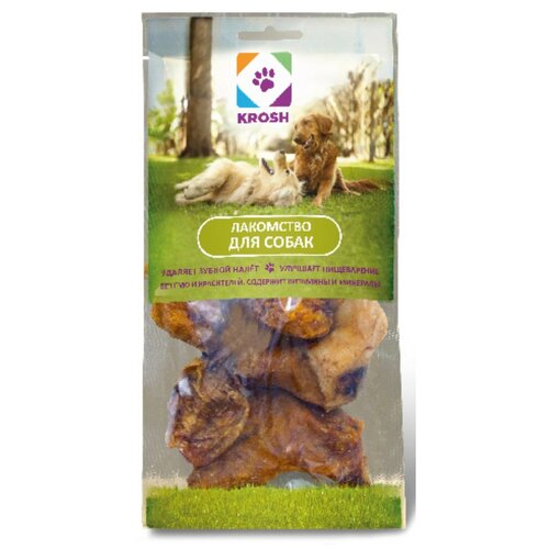 Лакомство KROSH Вымя говяжье 50 гр (Крош)