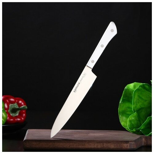 Нож кухонный Samura HARAKIRI, универсальный, лезвие 15 см, белая рукоять
