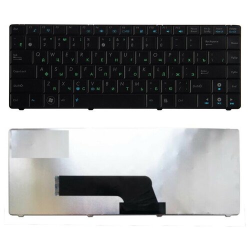 Клавиатура для Asus K40 K40AB K40IJ K40IN P81IJ F82 K40AF K40C K40IP X8AC V090478AS1 V090462AS1 745₽