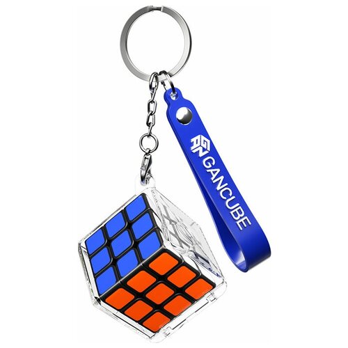 Кубик Рубика брелок GAN 328 Keychain Cube, black брелок gan cube