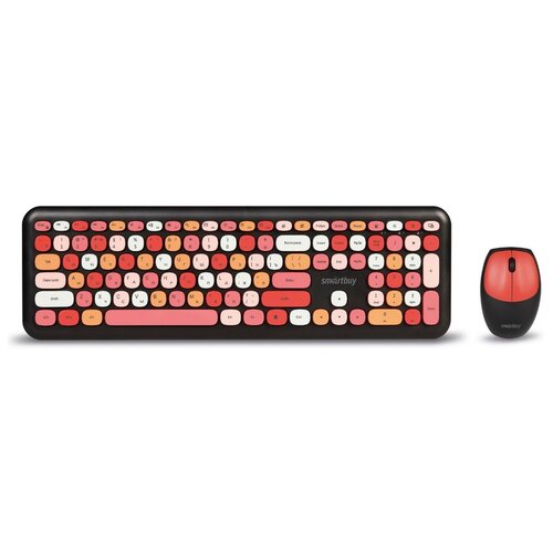 Комплект клавиатура+мышь мультимедийный Smartbuy 666395 черный (SBC-666395AG-K)