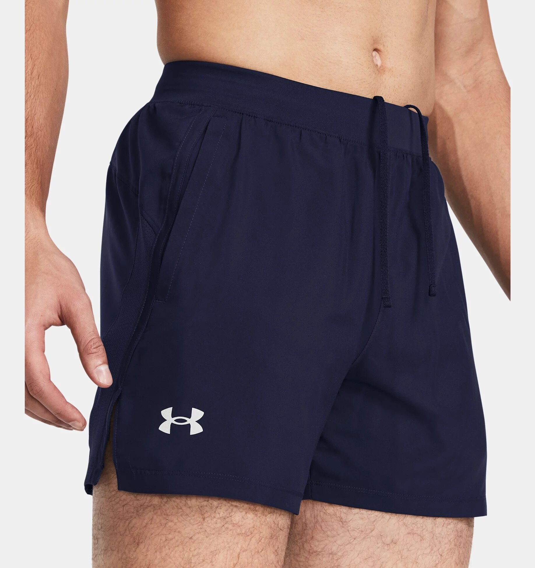 Шорты спортивные Under Armour Launch, размер L, темно-синий — фото 1