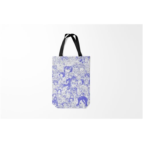 фото Сумка-шоппер / 31х42 см / аниме / ahegao blue burnettie