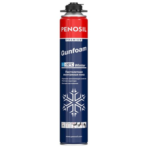 Пена монтажная PENOSIL PREMIUM GUNFOAM профи 750 МЛ зимняя 808₽