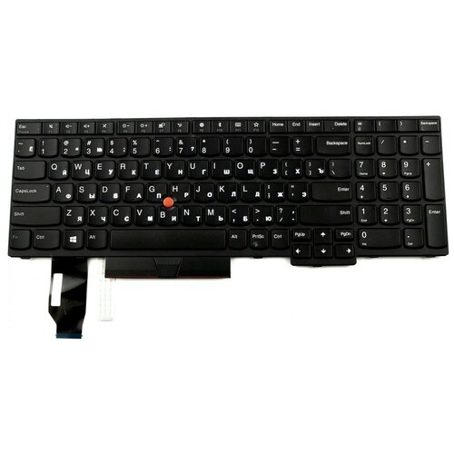 Клавиатура для ноутбука Lenovo E580 L580 T590 P/n: 01YP560, SN20P34095 шлейф матрицы для ноутбука lenovo thinkpad e580 e585 e590 e595