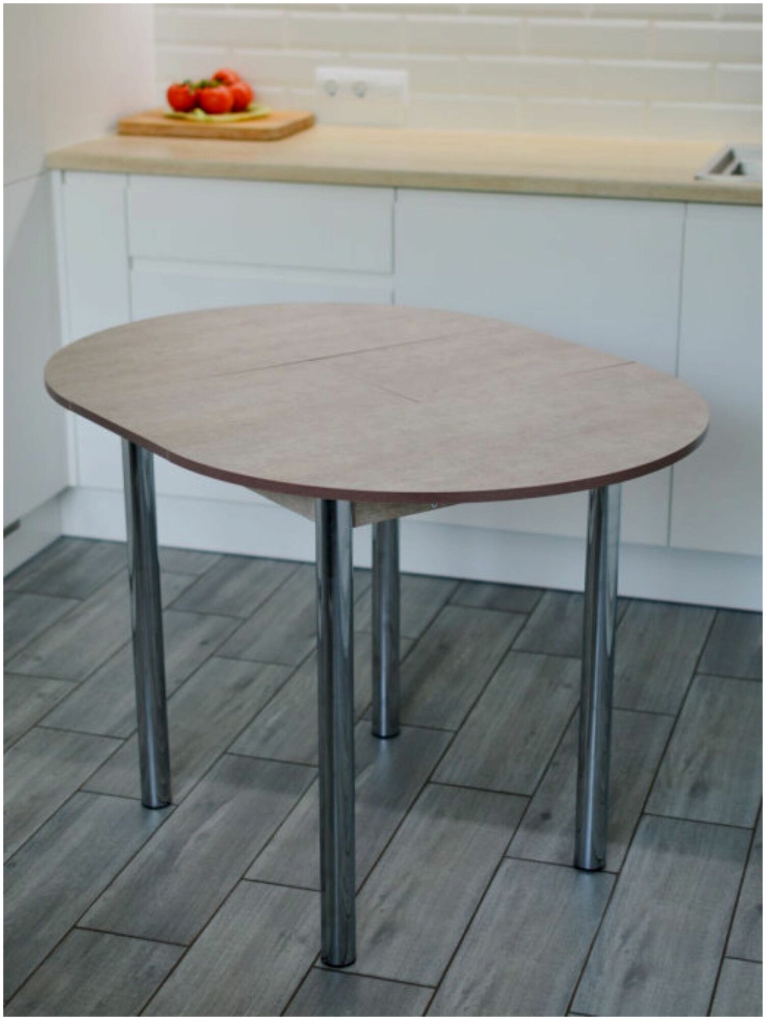 EVITA Стол кухонный Мечта кастелло, стол обеденный, стол для кухни круглый, раскладной стол на кухню - фотография № 1