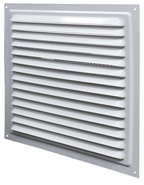 фото Решетка вентиляционная стальная 125х125 с сеткой