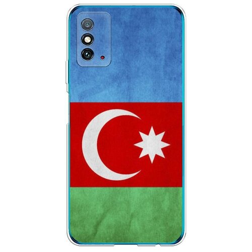 фото Силиконовый чехол "флаг азербайджана" на honor x10 max / хонор x10 макс case place