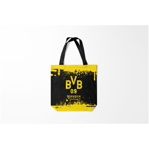 фото Сумка-шоппер / 40х40 см / футбол / borussia боруссия дортмунд burnettie