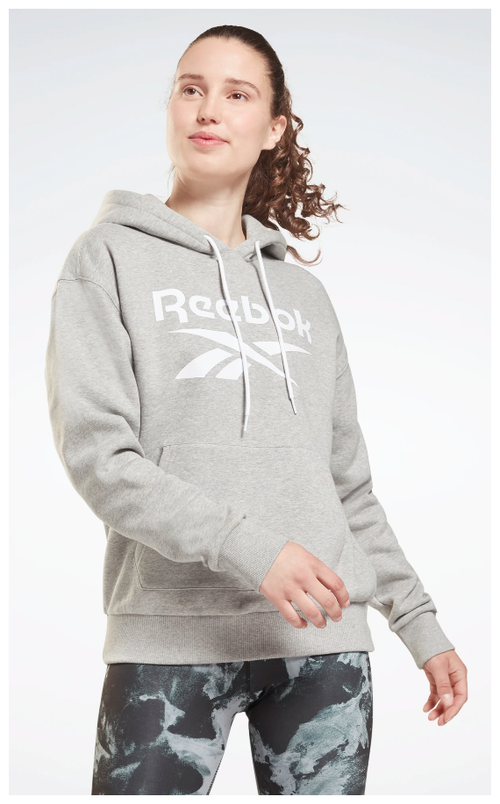 Худи Reebok RI BL Fleece Hoody, размер XXS, серый