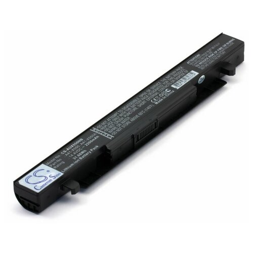 Аккумулятор для Asus X550, X552 (A41-X550, A41-X550A) 2200mAh аккумулятор батарея для ноутбука asus r412vp a41 x550 15v 2850 mah