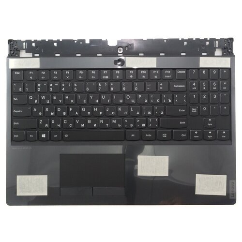 Клавиатура для ноутбука Lenovo Legion Y540-15IRH черная с черным топкейсом с тачпадом 6750₽